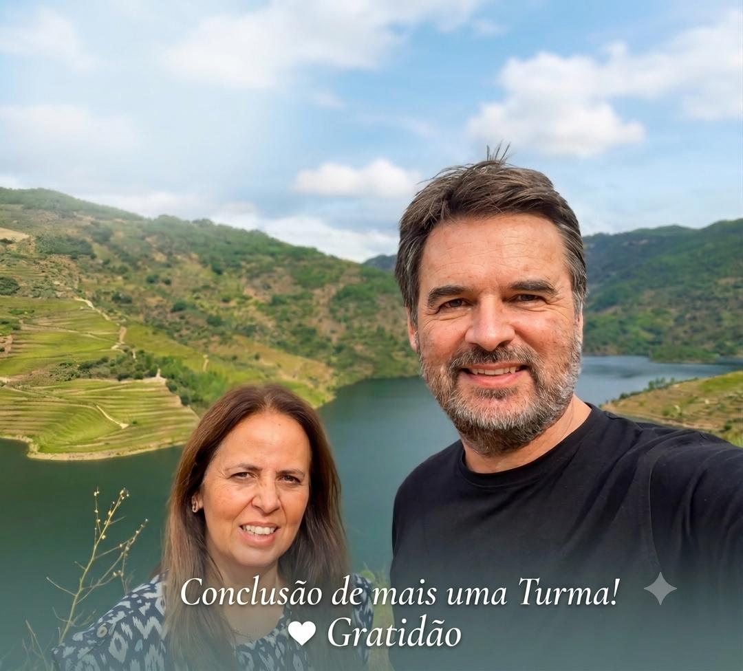 Conclusão de uma turma de formação — Daniela e Frank Walz